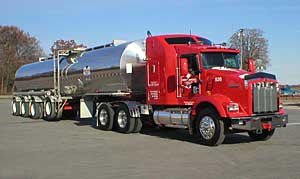 Quad axle - insulated stainless steel trailer